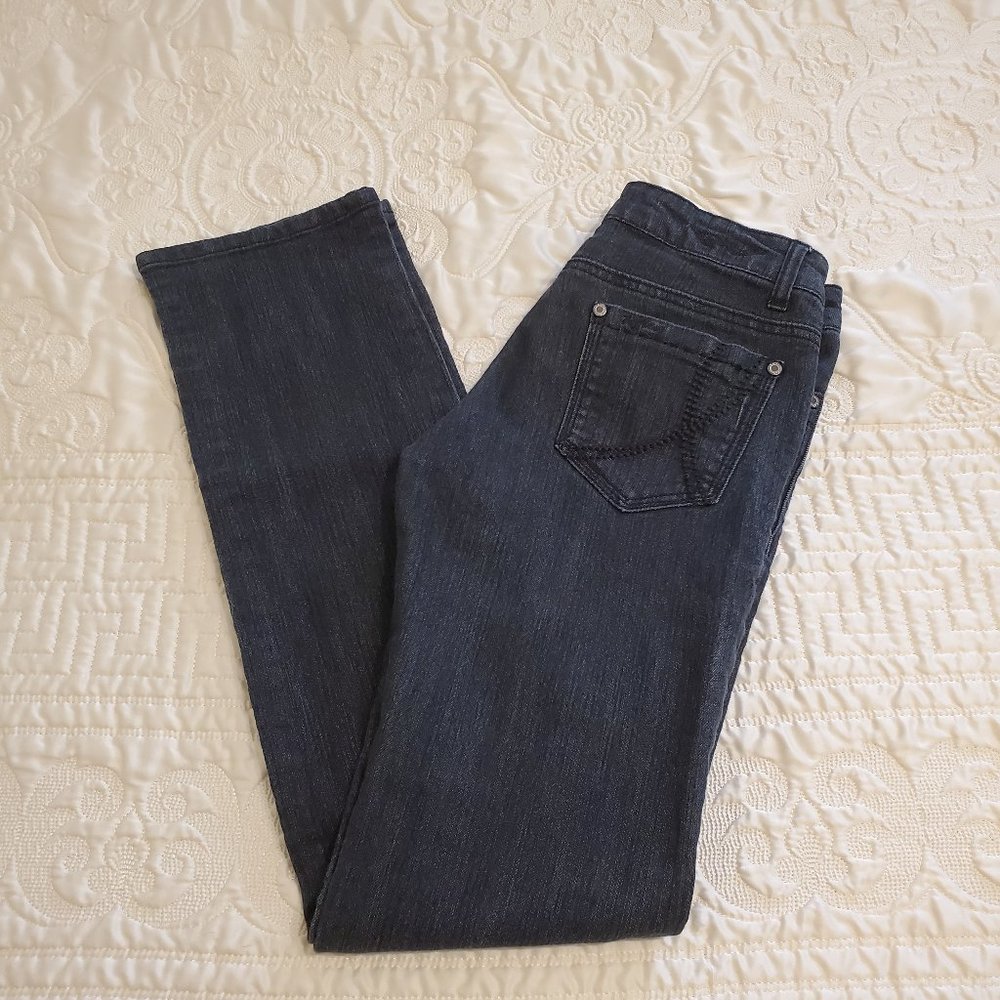 REFLEX BLACK JEANS SIZE 5 LOW RISE